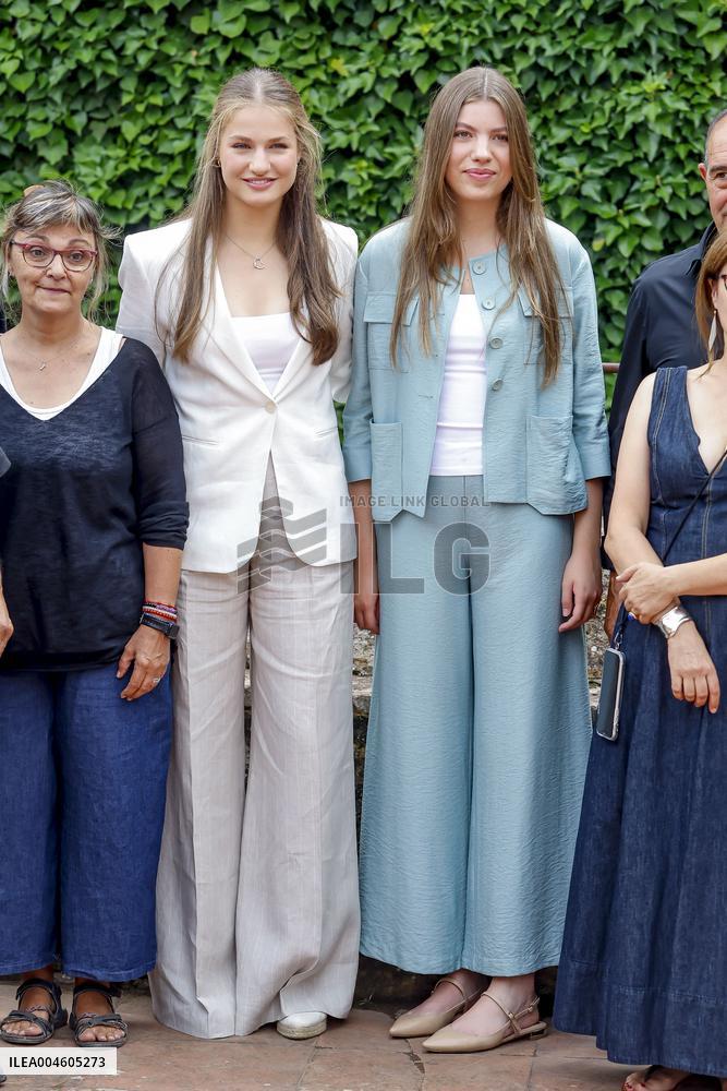 Spansih Royals visit San Marti del Vall