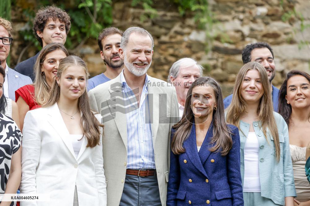 Spansih Royals visit San Marti del Vall