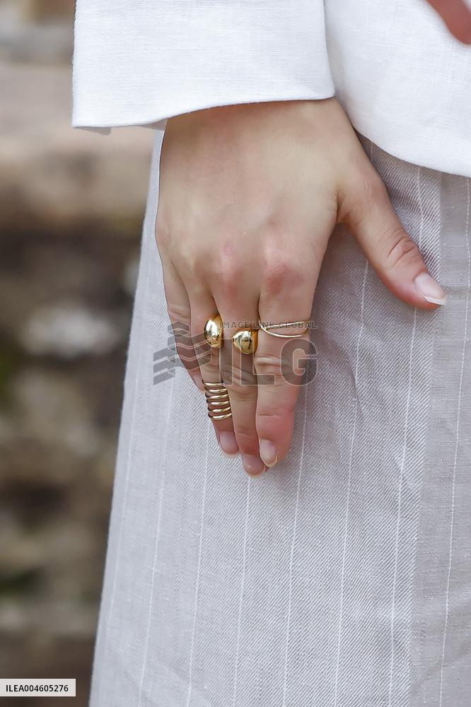 Spansih Royals visit San Marti del Vall