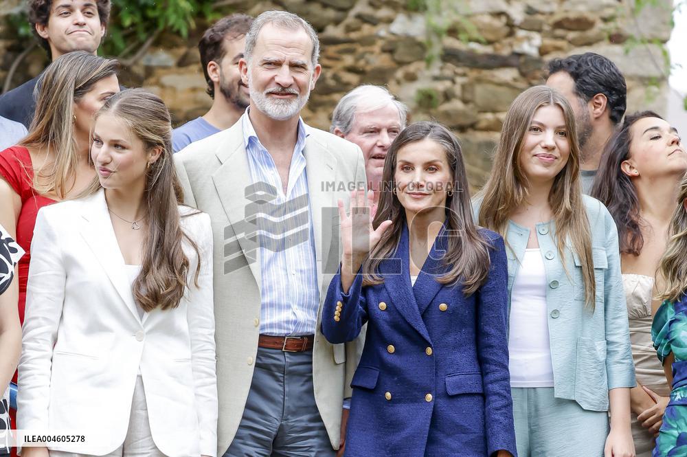 Spansih Royals visit San Marti del Vall