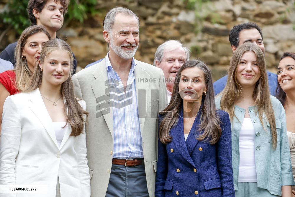 Spansih Royals visit San Marti del Vall