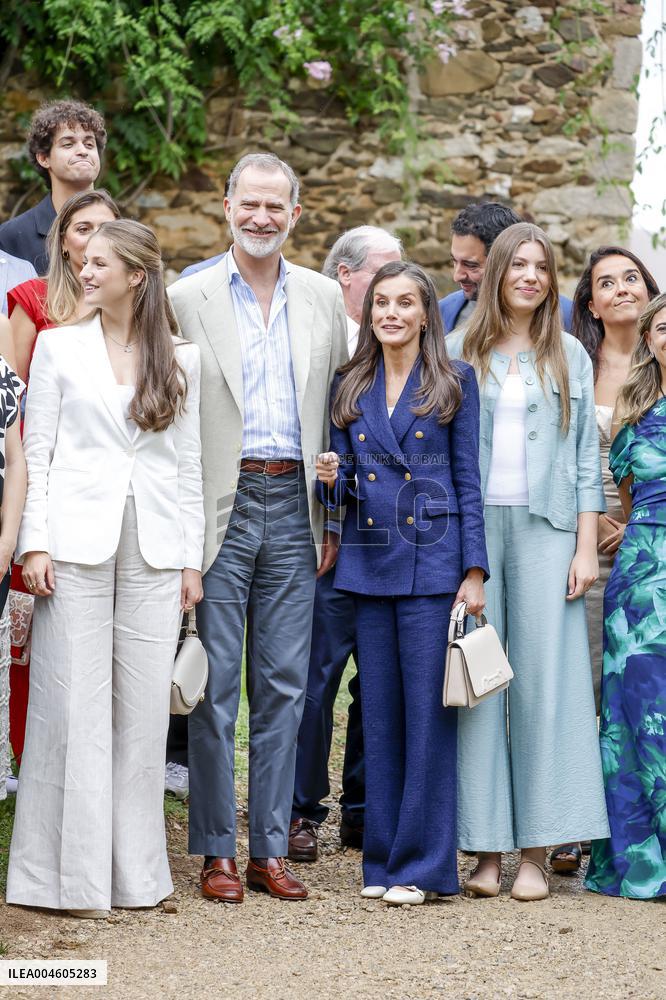 Spansih Royals visit San Marti del Vall