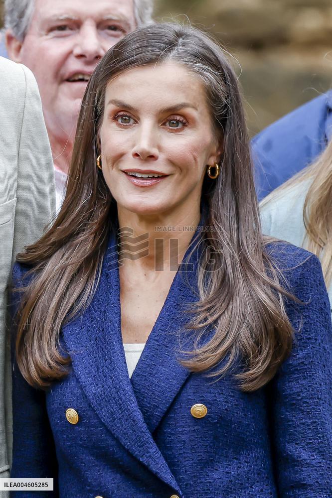 Spansih Royals visit San Marti del Vall