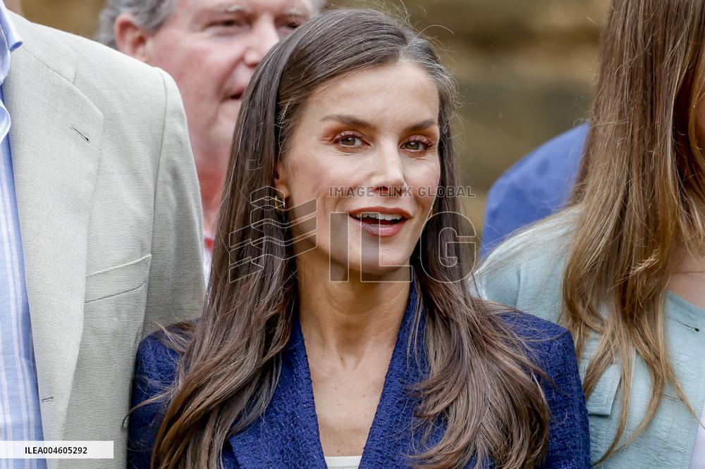 Spansih Royals visit San Marti del Vall