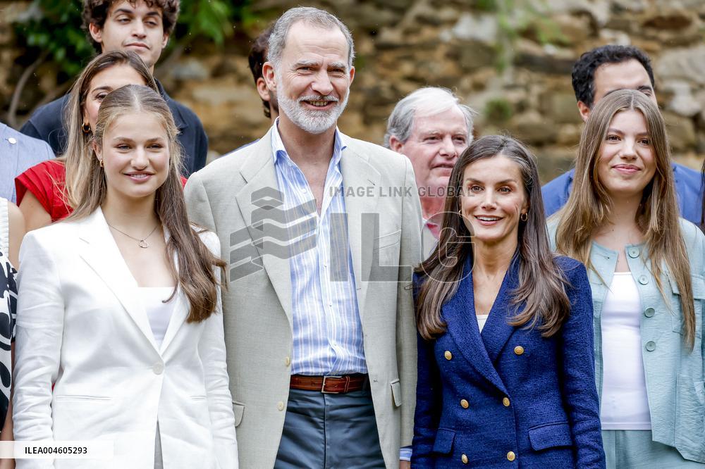 Spansih Royals visit San Marti del Vall
