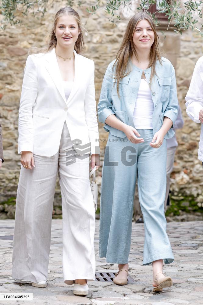 Spansih Royals visit San Marti del Vall