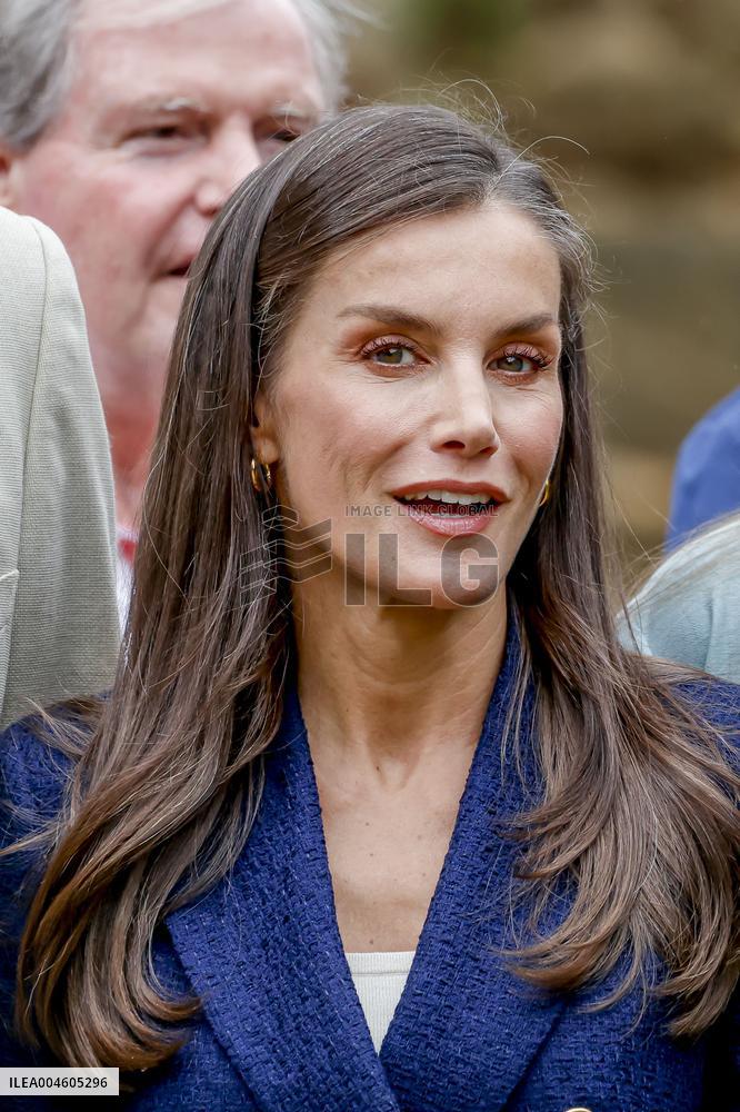 Spansih Royals visit San Marti del Vall