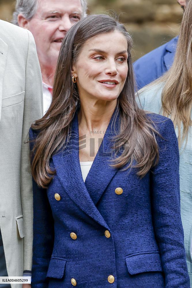 Spansih Royals visit San Marti del Vall