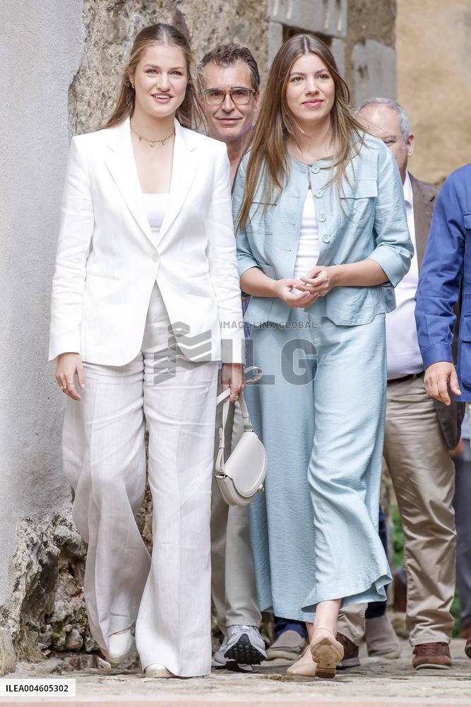 Spansih Royals visit San Marti del Vall