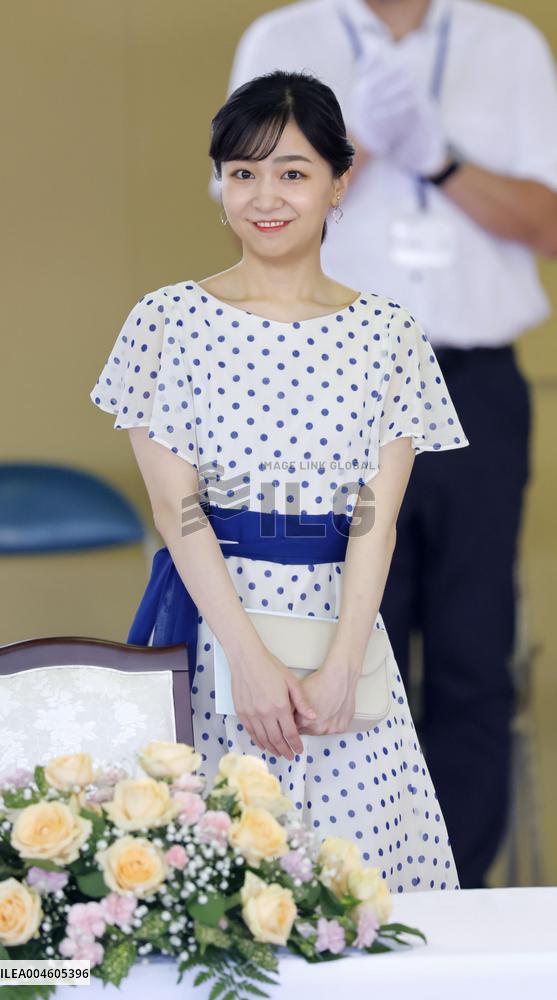 Princess Kako at high school equestrian c'ship