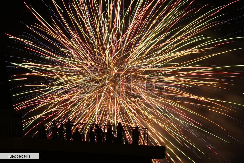 Tenjin festival in Osaka