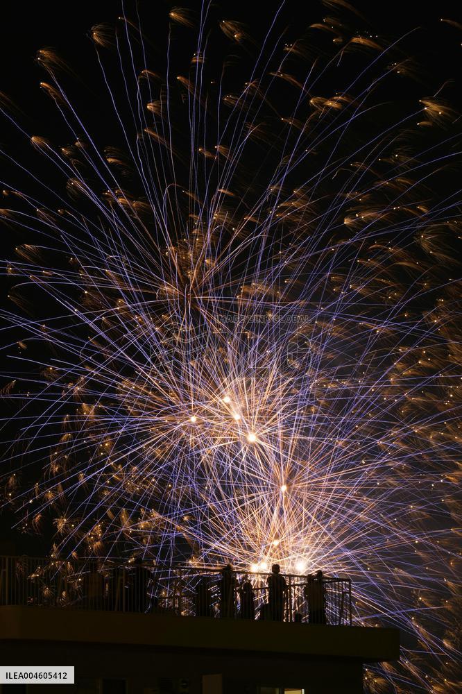 Tenjin festival in Osaka