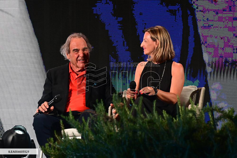 Oliver Stone At Marateale - Maratea