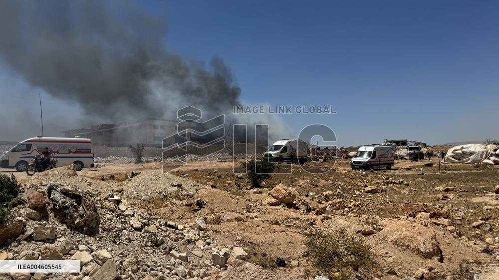 Explosion Rocks Idlib - Syria