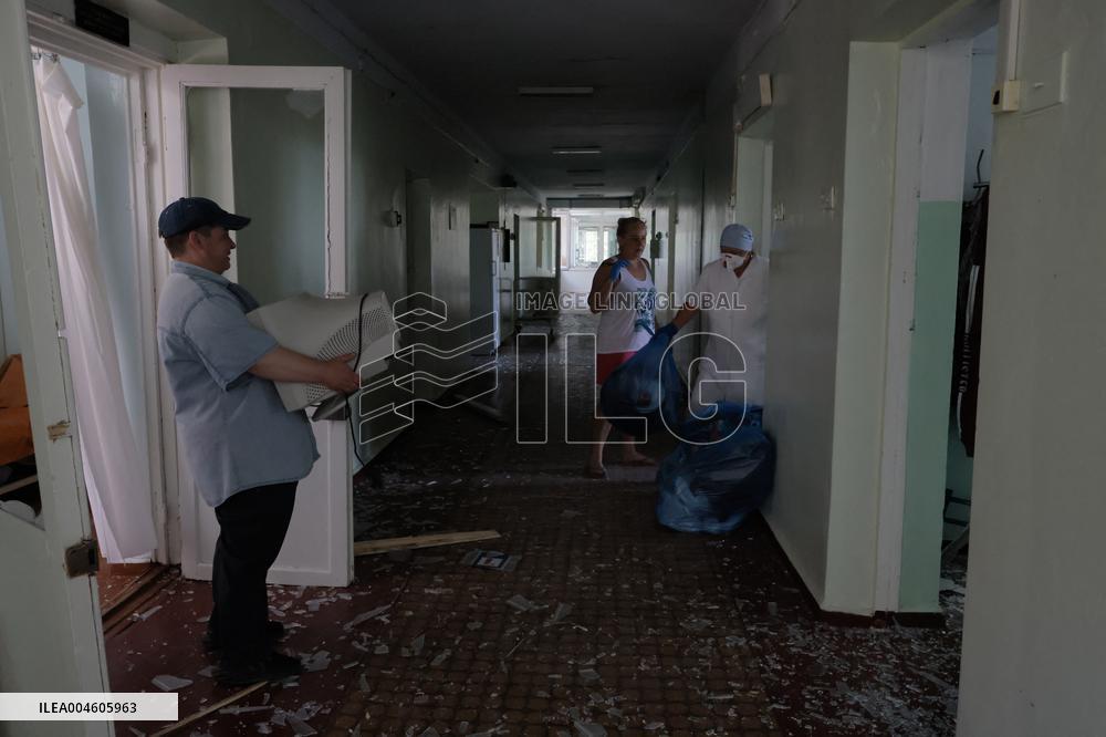 Aftermath Of Russian Air Bomb Strike On Hospital - Kharkiv