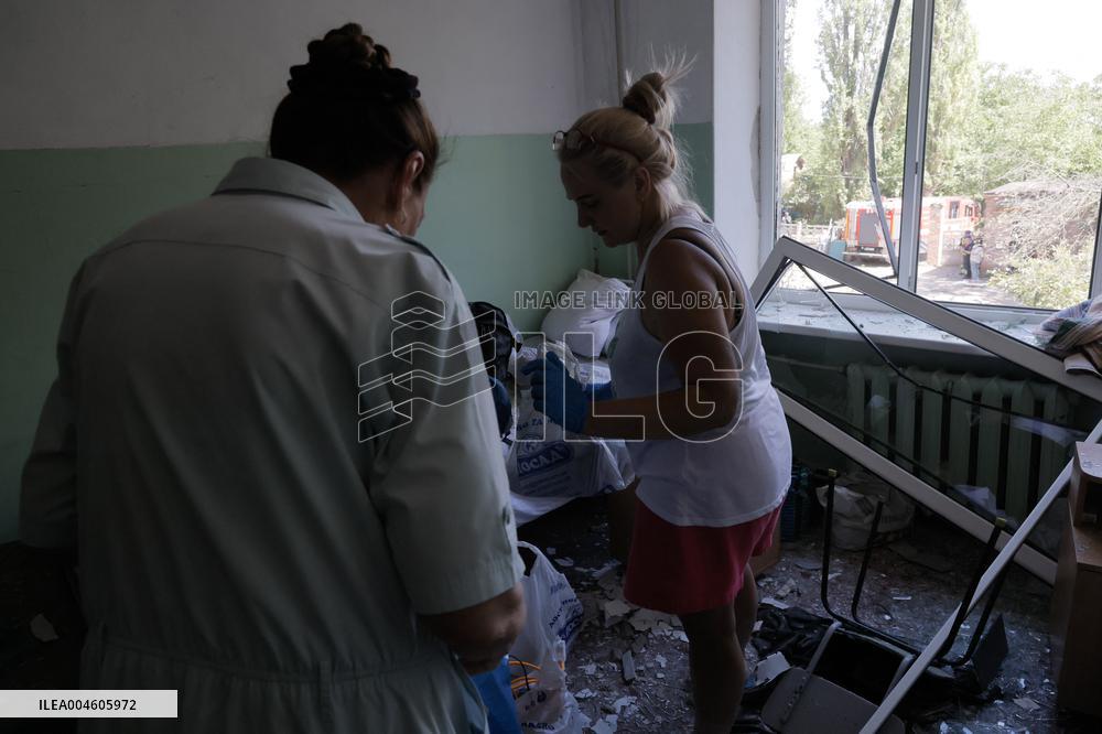 Aftermath Of Russian Air Bomb Strike On Hospital - Kharkiv