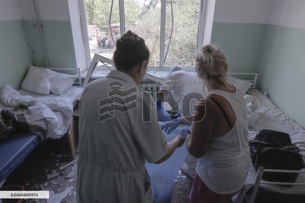 Aftermath Of Russian Air Bomb Strike On Hospital - Kharkiv