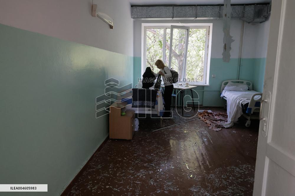 Aftermath Of Russian Air Bomb Strike On Hospital - Kharkiv