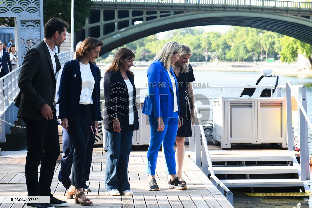 Celebrations marking the first anniversary of the Paris 2024 Olympic Games