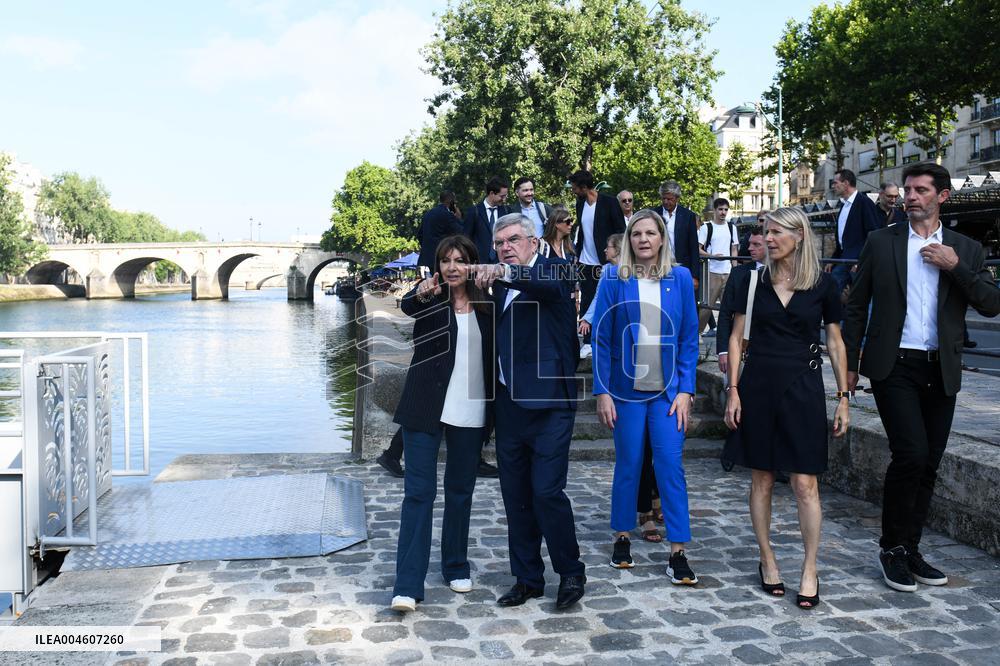 Celebrations marking the first anniversary of the Paris 2024 Olympic Games