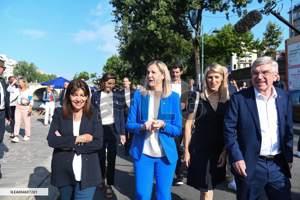 Celebrations marking the first anniversary of the Paris 2024 Olympic Games