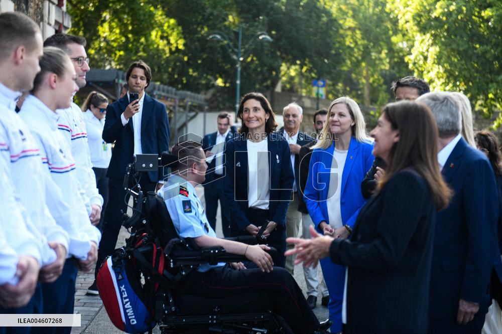 Celebrations marking the first anniversary of the Paris 2024 Olympic Games