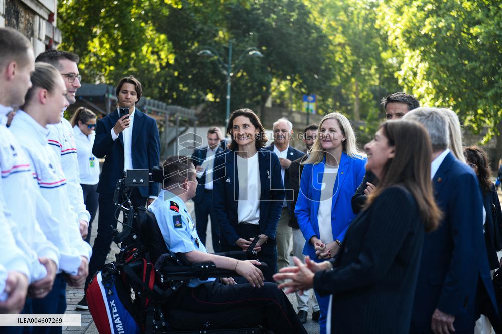 Celebrations marking the first anniversary of the Paris 2024 Olympic Games