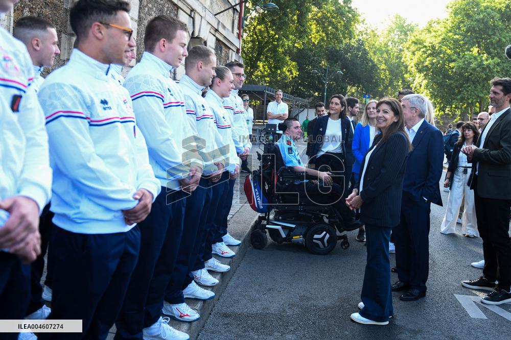 Celebrations marking the first anniversary of the Paris 2024 Olympic Games