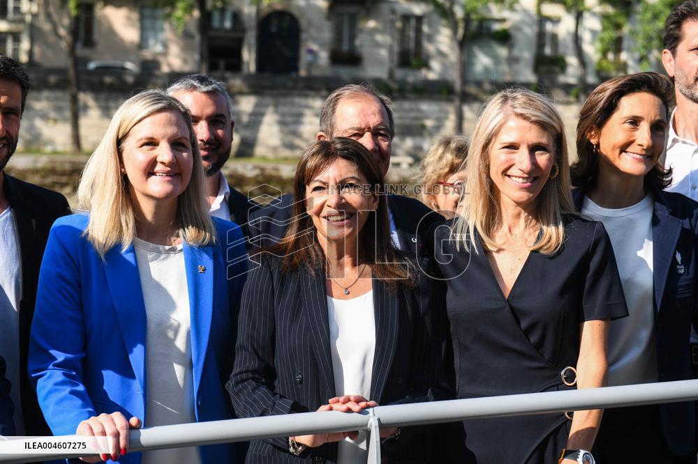 Celebrations marking the first anniversary of the Paris 2024 Olympic Games