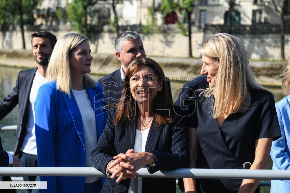 Celebrations marking the first anniversary of the Paris 2024 Olympic Games