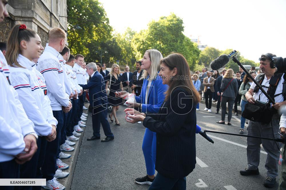 Celebrations marking the first anniversary of the Paris 2024 Olympic Games