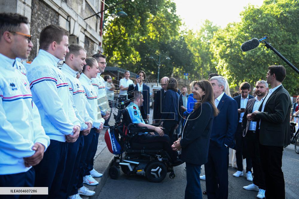 Celebrations marking the first anniversary of the Paris 2024 Olympic Games
