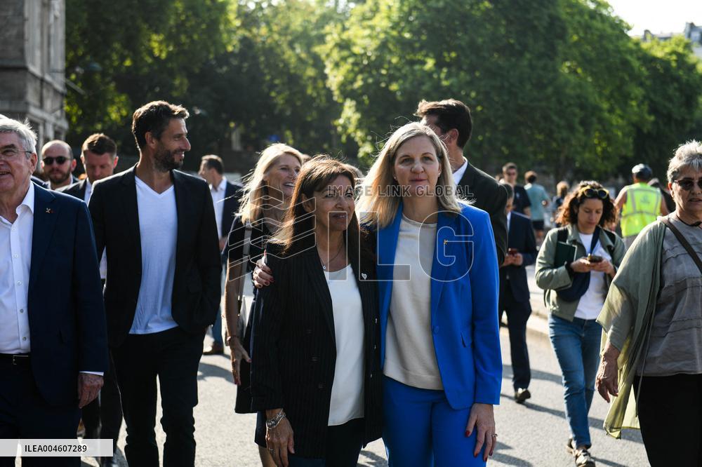 Celebrations marking the first anniversary of the Paris 2024 Olympic Games