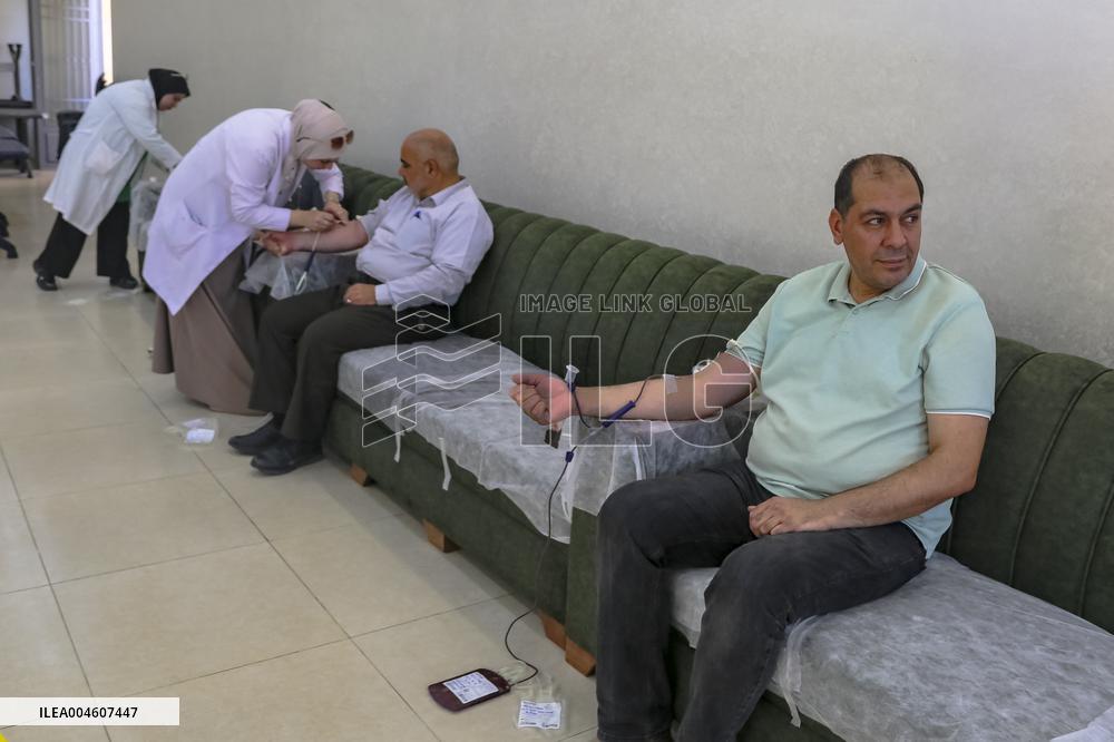 Blood Donation Campaign in Palestine
