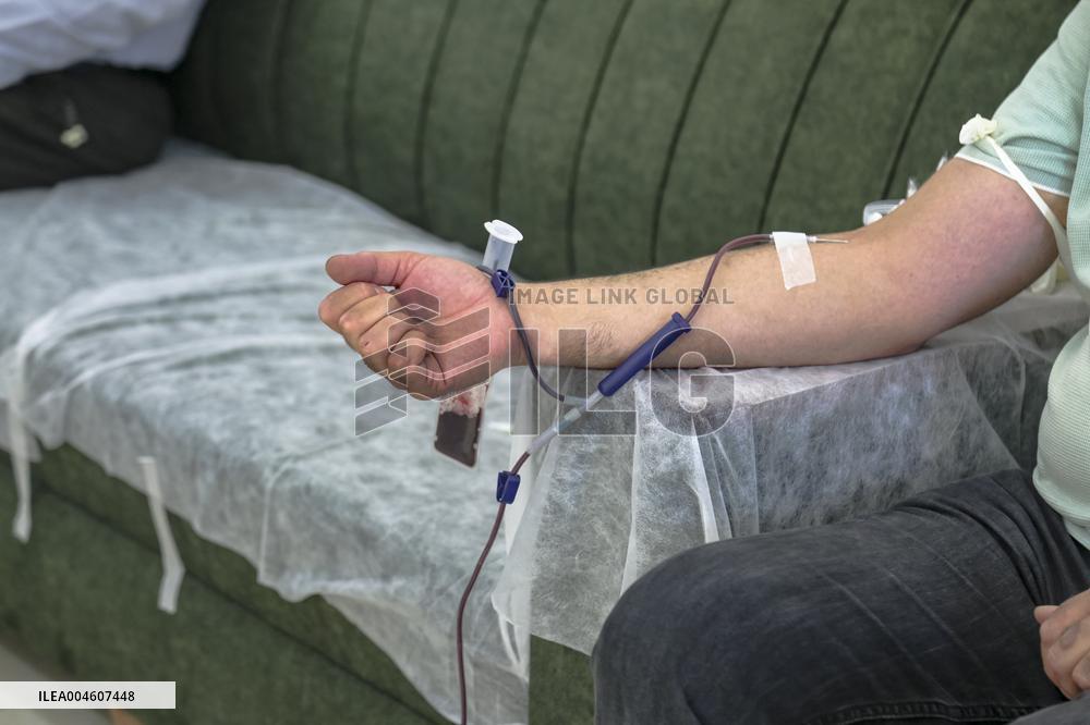 Blood Donation Campaign in Palestine