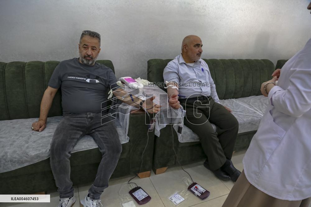Blood Donation Campaign in Palestine