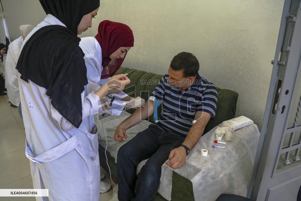 Blood Donation Campaign in Palestine