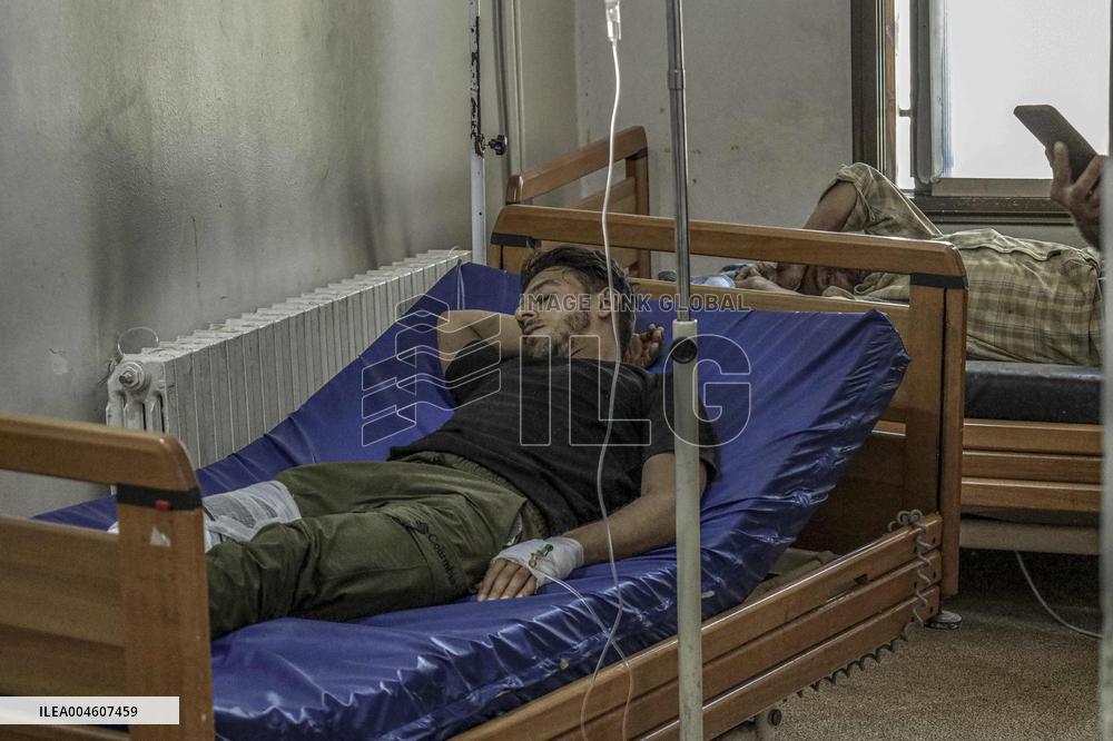 Explosion in The North of Idlib City in Syria