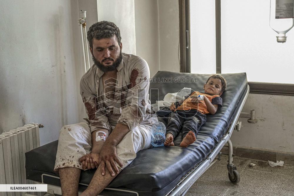 Explosion in The North of Idlib City in Syria