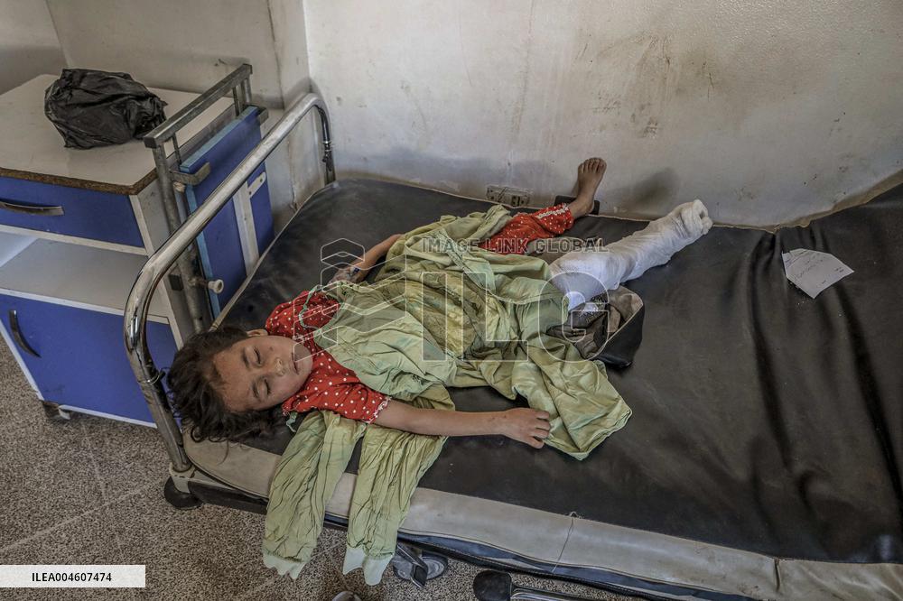 Explosion in The North of Idlib City in Syria