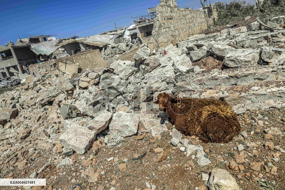 Explosion in The North of Idlib City in Syria