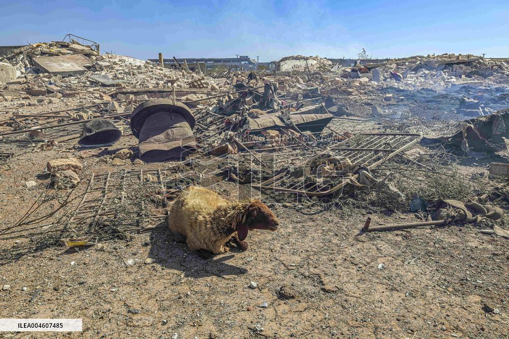 Explosion in The North of Idlib City in Syria