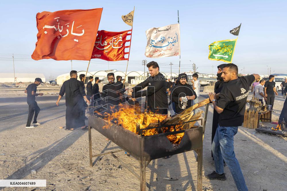 Imam Hussein religious procession - Basrah