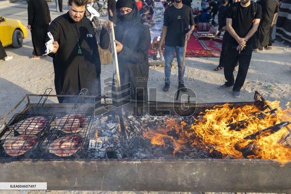 Imam Hussein religious procession - Basrah