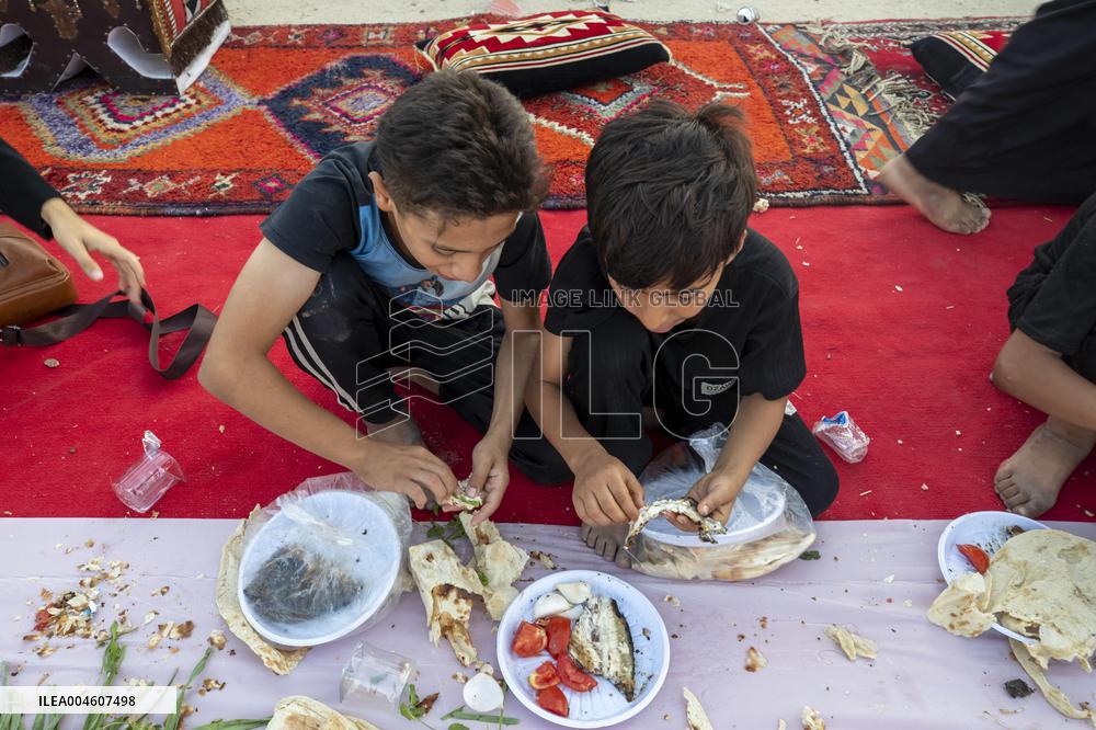 Imam Hussein religious procession - Basrah