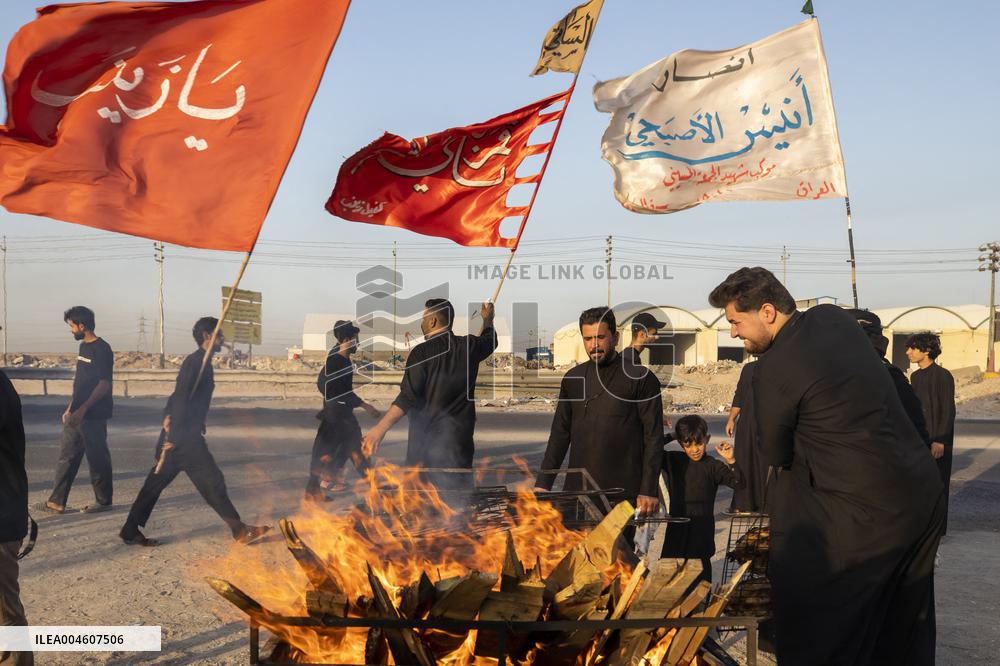 Imam Hussein religious procession - Basrah