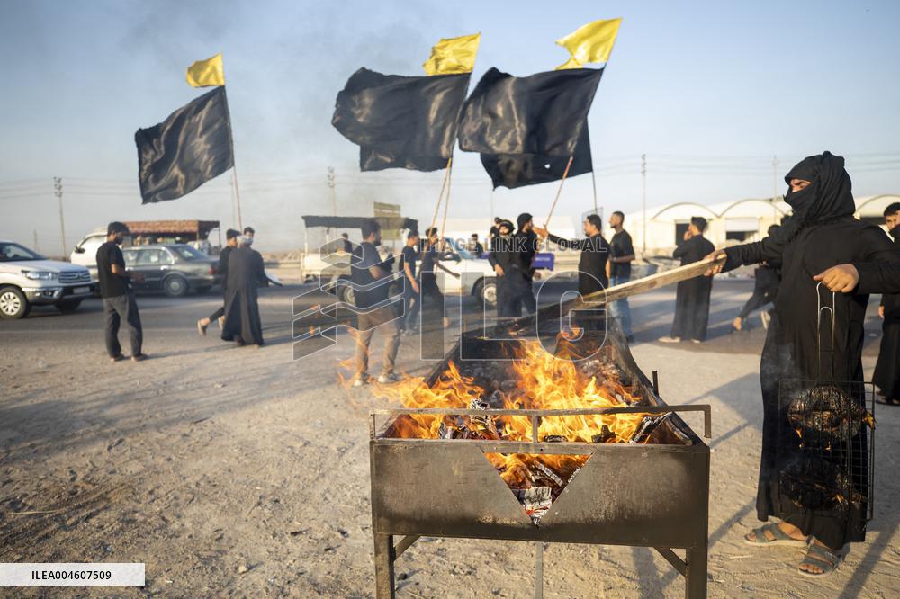 Imam Hussein religious procession - Basrah