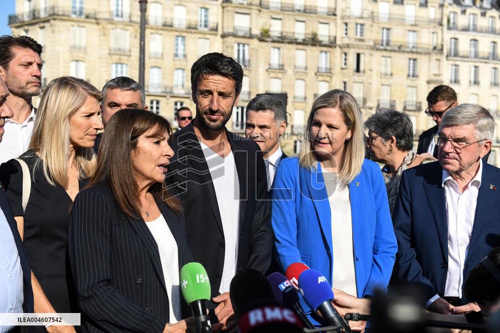 Celebrations marking the first anniversary of the Paris 2024 Olympic Games