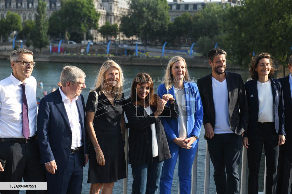 Celebrations marking the first anniversary of the Paris 2024 Olympic Games