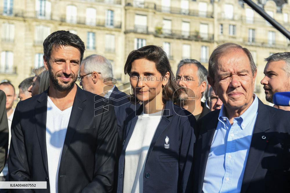 Celebrations marking the first anniversary of the Paris 2024 Olympic Games
